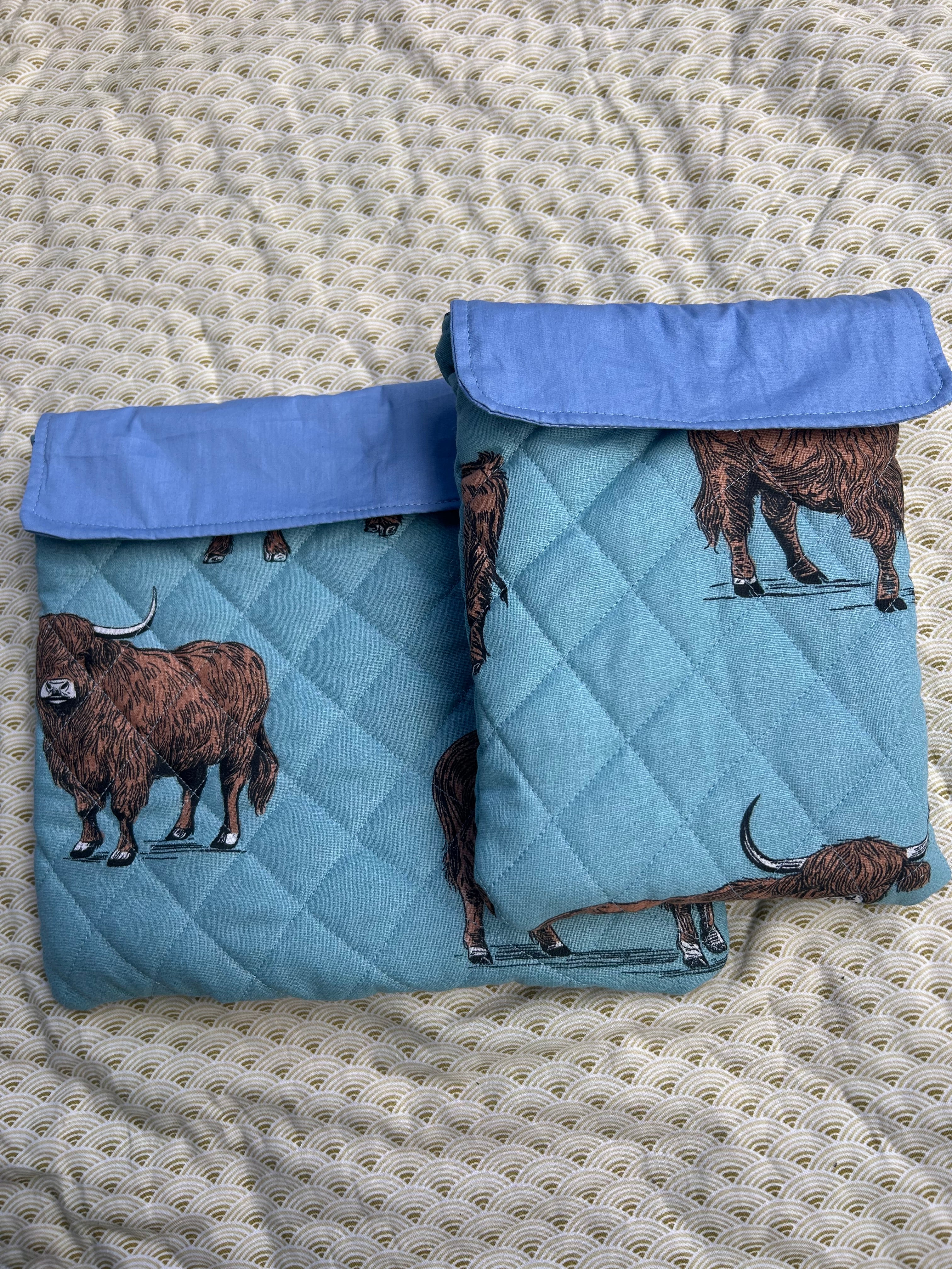highland cow kindle/book sleeve